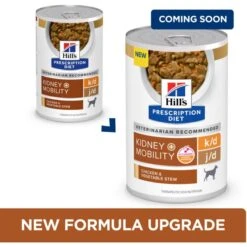Hill's Prescription Diet K/d Kidney Care + Mobility Care With Chicken & Vegetable Stew Canned Dog Food -Cozy Paws 122115 PT1. AC SS1800 V1688741804