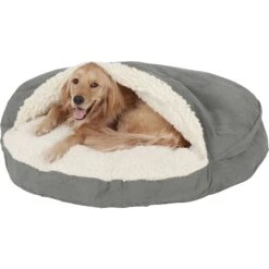 Snoozer Pet Products Luxury Microsuede Cozy Cave Dog & Cat Bed -Cozy Paws 122251 PT3. AC SS1800 V1566407475