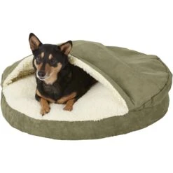 Snoozer Pet Products Luxury Cozy Cave Orthopedic Cat & Dog Bed With Removable Cover -Cozy Paws 122287 PT3. AC SS1800 V1566409274