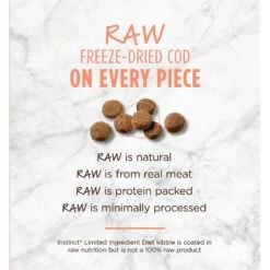 Instinct Limited Ingredient Diet Grain-Free Recipe With Real Salmon Freeze-Dried Raw Coated Dry Dog Food -Cozy Paws 122318 PT5. AC SS1800 V1580743154