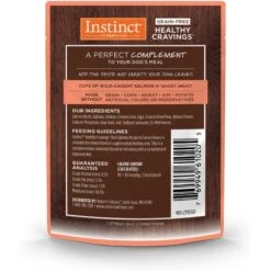 Instinct Healthy Cravings Grain-Free Cuts & Gravy Real Salmon Recipe Wet Dog Food Topper -Cozy Paws 122333 PT1. AC SS1800 V1701881109