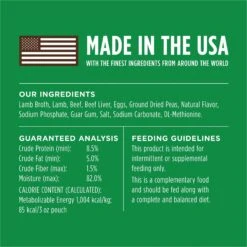 Instinct Healthy Cravings Grain-Free Cuts & Gravy Real Lamb Recipe Wet Dog Food Topper -Cozy Paws 122335 PT7. AC SS1800 V1701881291