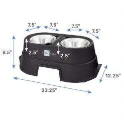 OurPets Comfort Elevated Dog & Cat Bowls -Cozy Paws 122825 PT1. AC SS1800 V1597180919