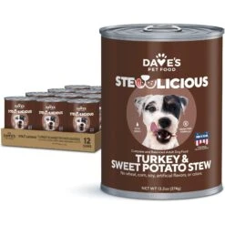 Dave's Pet Food Grain-Free Turkey & Sweet Potato Cuts In Gravy Canned Dog Food