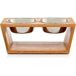 Pawfect Pets Premium Non-Skid Elevated Dog & Cat Bowl -Cozy Paws 127480 PT6. AC SS1800 V1627615036