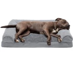 FurHaven Plush & Suede Orthopedic Sofa Cat & Dog Bed -Cozy Paws 127512 PT3. AC SS1800 V1606345028