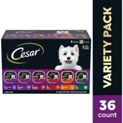 Cesar Classic Loaf In Sauce Variety Pack Grain-Free Small Breed Adult Wet Dog Food Trays -Cozy Paws 128536 PT2. AC SS1800 V1695653120