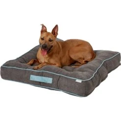 Frisco Tufted Square Pillow Cat & Dog Bed W/ Removable Cover -Cozy Paws 129499 PT4. AC SS1800 V1578442859