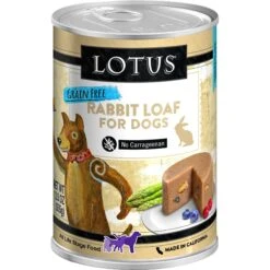 Lotus Rabbit Loaf Grain-Free Canned Dog Food