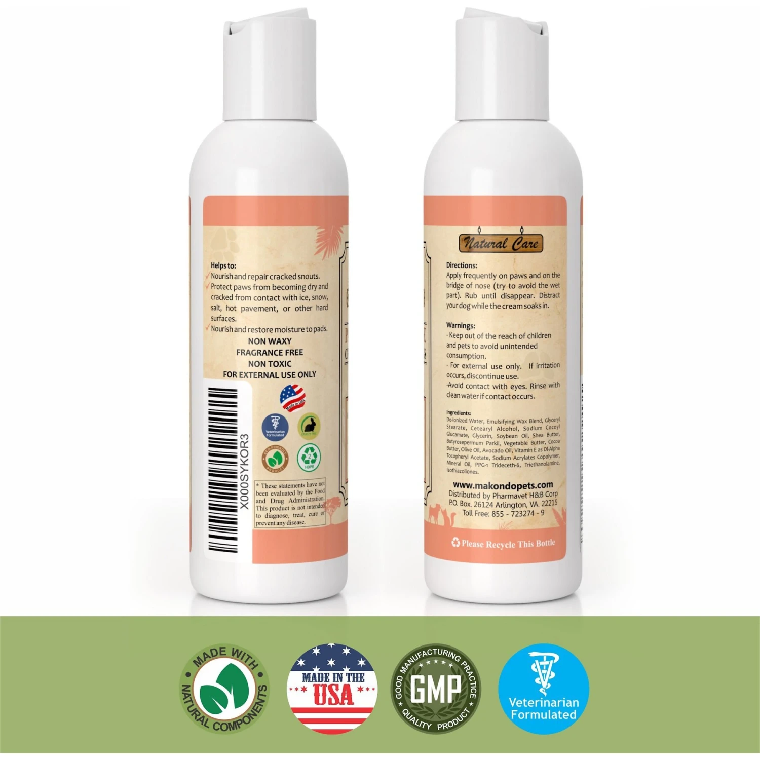 Makondo Pets Paw & Nose Dog Cream, 4-oz Bottle 9 Makondo Pets Paw & Nose Dog Cream, 4-oz Bottle - Image 7