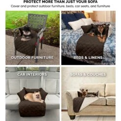 FurHaven Sofa Buddy Dog & Cat Bed Furniture Cover -Cozy Paws 132336 PT4. AC SS1800 V1625262454