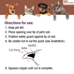 Hartz Groomer's Best Nail Clipper For Dogs & Cats -Cozy Paws 132685 PT5. AC SS1800 V1657655413