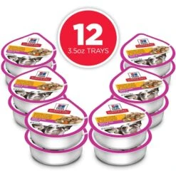 Hill's Science Diet Adult 7+ Small & Mini Savory Chicken & Vegetable Stew Dog Food Trays -Cozy Paws 133610 PT2. AC SS1800 V1692727478