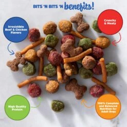 Kibbles 'n Bits Original Savory Beef & Chicken Flavors Dry Dog Food -Cozy Paws 134039 PT4. AC SS1800 V1693492585