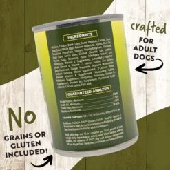 Earthborn Holistic K95 Chicken Recipe Grain-Free Canned Dog Food -Cozy Paws 135402 PT3. AC SS1800 V1633564599