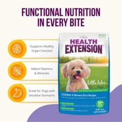 Health Extension Little Bites Chicken & Brown Rice Recipe Dry Dog Food -Cozy Paws 135733 PT4. AC SS1800 V1678461837
