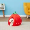YML Strawberry Covered Cat & Dog Bed -Cozy Paws 138280 MAIN. AC SS1800 V1566337363