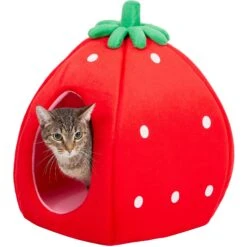 YML Strawberry Covered Cat & Dog Bed -Cozy Paws 138280 PT5. AC SS1800 V1566337727