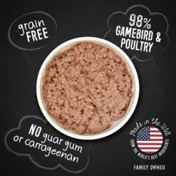 Hound & Gatos 98% Gamebird Poultry Grain-Free Dog Food -Cozy Paws 138364 PT3. AC SS1800 V1594842059