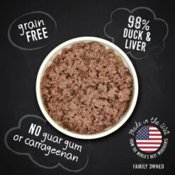 Hound & Gatos 98% Duck & Liver Grain-Free Dog Food -Cozy Paws 138366 PT3. AC SS1800 V1594842065