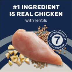 CANIDAE Grain-Free PURE Limited Ingredient Chicken, Lentil & Potato Recipe Dry Dog Food -Cozy Paws 138969 PT4. AC SS1800 V1683040422