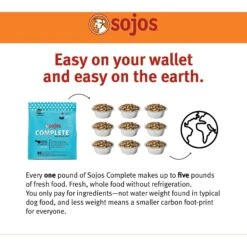 Sojos Complete Turkey Recipe Adult Grain-Free Freeze-Dried Raw Dog Food -Cozy Paws 139201 PT3. AC SS1800 V1611088767
