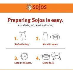 Sojos Complete Turkey Recipe Adult Grain-Free Freeze-Dried Raw Dog Food -Cozy Paws 139201 PT5. AC SS1800 V1611088563