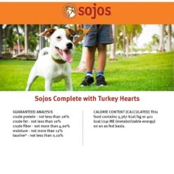 Sojos Complete Turkey Recipe Adult Grain-Free Freeze-Dried Raw Dog Food -Cozy Paws 139201 PT7. AC SS1800 V1611088770
