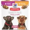 Hill's Science Diet Adult Small Paws Chicken & Vegetables & Beef & Vegetables Variety Pack Wet Dog Food Trays -Cozy Paws 140080 MAIN. AC SS1800 V1692727423