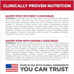Hill's Science Diet Adult Small Paws Chicken & Vegetables & Beef & Vegetables Variety Pack Wet Dog Food Trays -Cozy Paws 140080 PT5. AC SS1800 V1692734920