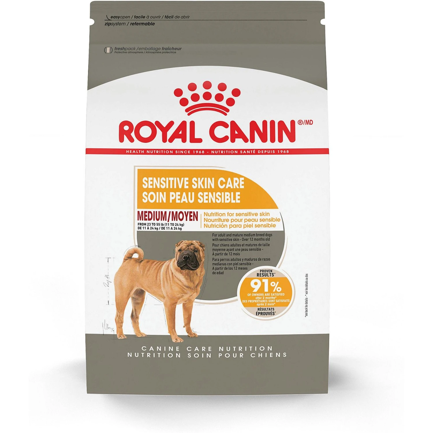 Royal Canin Canine Care Nutrition Medium Sensitive Skin Care Dry Dog Food 3 Royal Canin Canine Care Nutrition Medium Sensitive Skin Care Dry Dog Food