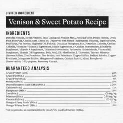 American Journey Limited Ingredient Venison & Sweet Potato Recipe Grain-Free Dry Dog Food -Cozy Paws 140926 PT8. AC SS1800 V1665685150