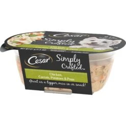 Cesar Simply Crafted Chicken, Carrots, Potatoes & Peas Limited-Ingredient Adult Wet Dog Food Topper -Cozy Paws 141026 PT2. AC SS1800 V1695648823