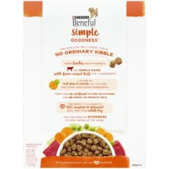 Purina Beneful Simple Goodness With Farm-Raised Beef Dry Dog Food -Cozy Paws 141256 PT1. AC SS1800 V1695740264