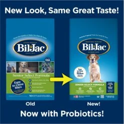 Bil-Jac Senior Select Chicken & Oatmeal Recipe Dry Dog Food -Cozy Paws 141937 PT1. AC SS1800 V1676489221