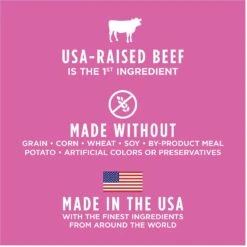 Instinct Raw Boost Small Breed Grain-Free Recipe With Real Beef & Freeze-Dried Raw Pieces Dry Dog Food -Cozy Paws 143155 PT4. AC SS1800 V1548865624