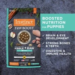 Instinct Raw Boost Puppy Grain-Free Recipe With Real Chicken & Freeze-Dried Raw Pieces Dry Dog Food -Cozy Paws 143157 PT5. AC SS1800 V1663712334