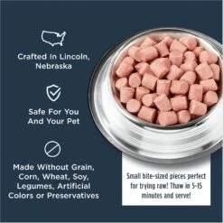 Instinct Frozen Raw Bites Grain-Free Real Beef Recipe Dog Food -Cozy Paws 143996 PT5. AC SS1800 V1668200440