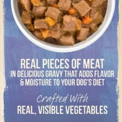 Merrick Grain-Free Wet Puppy Food Puppy Plate Beef Recipe -Cozy Paws 144744 PT6. AC SS1800 V1644905806