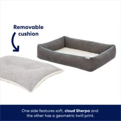 Frisco Sherpa Orthopedic Bolster Cat & Dog Bed 11 Frisco Sherpa Orthopedic Bolster Cat & Dog Bed -Cozy Paws 144819 PT2. AC SS1800 V1682976333