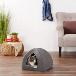 Frisco Igloo Covered Cat & Dog Bed -Cozy Paws 144836 PT5. AC SS1800 V1578443412