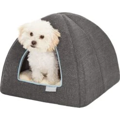 Frisco Igloo Covered Cat & Dog Bed -Cozy Paws 144836 PT7. AC SS1800 V1566404357