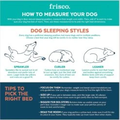 Frisco Rectangular Bolster Dog Bed W/Removable Cover, Dark Gray -Cozy Paws 144865 PT3. AC SS1800 V1633993290