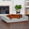 FurHaven Quilted Orthopedic Sofa Cat & Dog Bed With Removable Cover -Cozy Paws 145024 MAIN. AC SS1800 V1606821730