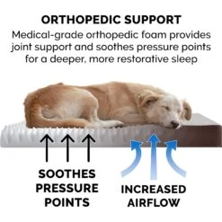 FurHaven Faux Sheepskin & Suede Deluxe Orthopedic Cat & Dog Bed With Removable Cover -Cozy Paws 145039 PT6. AC SS1800 V1606390337