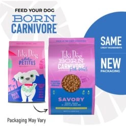 Tiki Dog Born Carnivore Savory Duck, Peas & Lentils, Baked Dry Dog Food -Cozy Paws 145222 PT1. AC SS1800 V1701796312