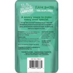 Tiki Dog Born Carnivore Flavor Booster Tuna Bisque Non-GMO Wet Dog Food Topper -Cozy Paws 145234 PT2. AC SS1800 V1701796198