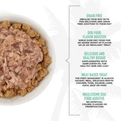 Tiki Dog Born Carnivore Flavor Booster Tuna Bisque Non-GMO Wet Dog Food Topper -Cozy Paws 145234 PT4. AC SS1800 V1701796196