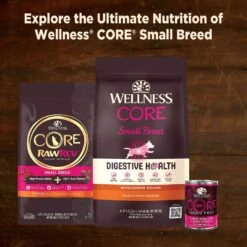 Wellness CORE Grain-Free Small Breed Mini Meals Chicken Pate Dog Food Pouches -Cozy Paws 145498 PT7. AC SS1800 V1611767253