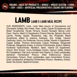 Wellness CORE Grain-Free Lamb Recipe Dry Dog Food -Cozy Paws 145524 PT5. AC SS1800 V1611268918